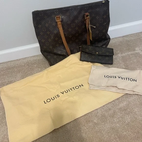Vintage Louis Vuitton Brown & Tan Monogram Bag & Dust Bag ONLY *Special Price* - Picture 1 of 10